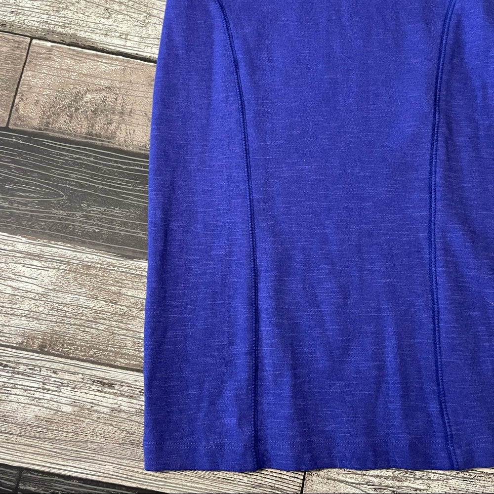 Free People Indigo Bodycon Backless Mini Dress Women’s Size XS Cotton - Picture 6 of 11